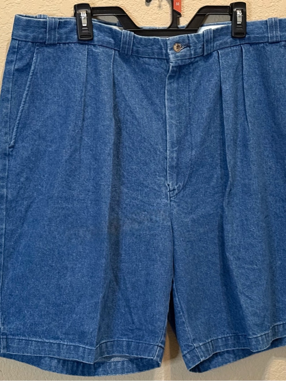 Men's Vintage Duck Head Y2K Denim Shorts - Classic Casual Style SZ 42 - Picture 2 of 8